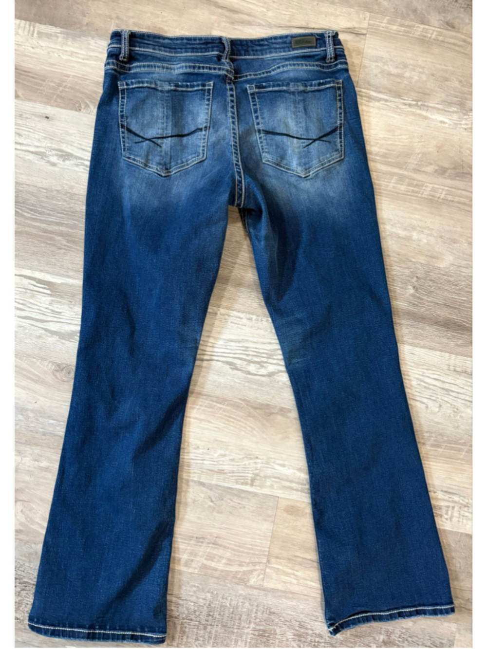 BKE Payton Bootcut Jeans Women's 31x31.5 Universal Fit Mid Rise Blue Stretch - Picture 3 of 9